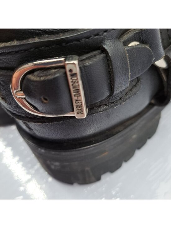 Harley Davidson Mens 8.5D Riding Boots Embroidered Eagle Harness Buckle & O-Ring main image 10